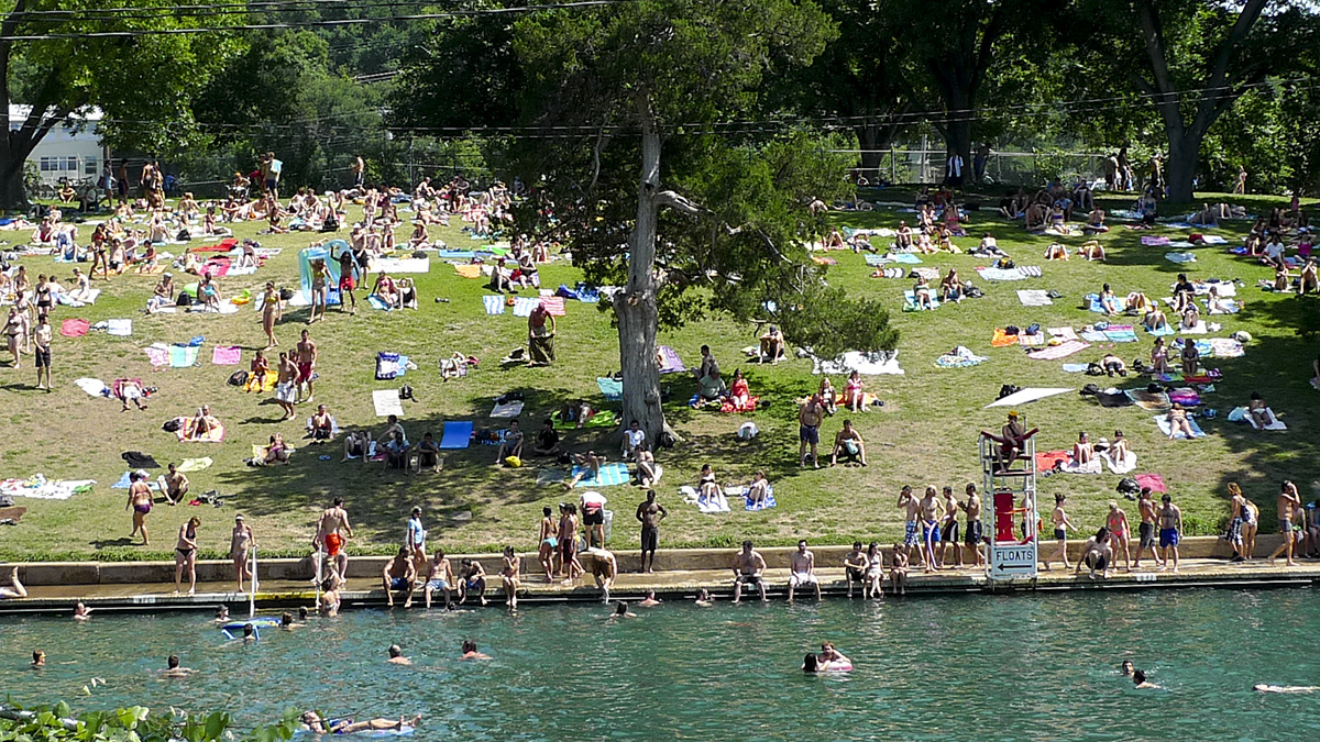 Barton Springs Pool, Austin, TX